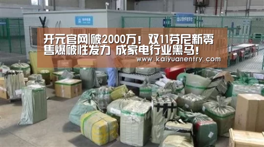 开元官网|破2000万!双11芬尼新零售爆破性发力 成家电行业黑马!(图2) 开元官网