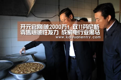 开元官网|破2000万！双11芬尼新零售